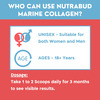 Nutrabud Marine Collagen Powder | No Added Sugar | Orange Flavor | 200g