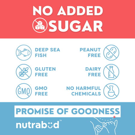 Nutrabud Marine Collagen Powder | No Added Sugar | Orange Flavor | 200g