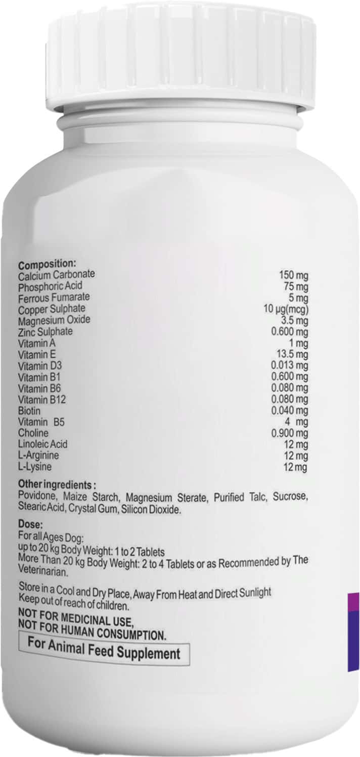 Buy PETVIT MULTIVITAMIN WITH 18 INGREDIENTS FOR DOGS & CATS FOR ALL AGE