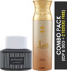 Maryaj Dynamic Edp Spicy Woody Perfume 100Ml For Men And Ajmal Wisal Deodorant Musky 200Ml For Women