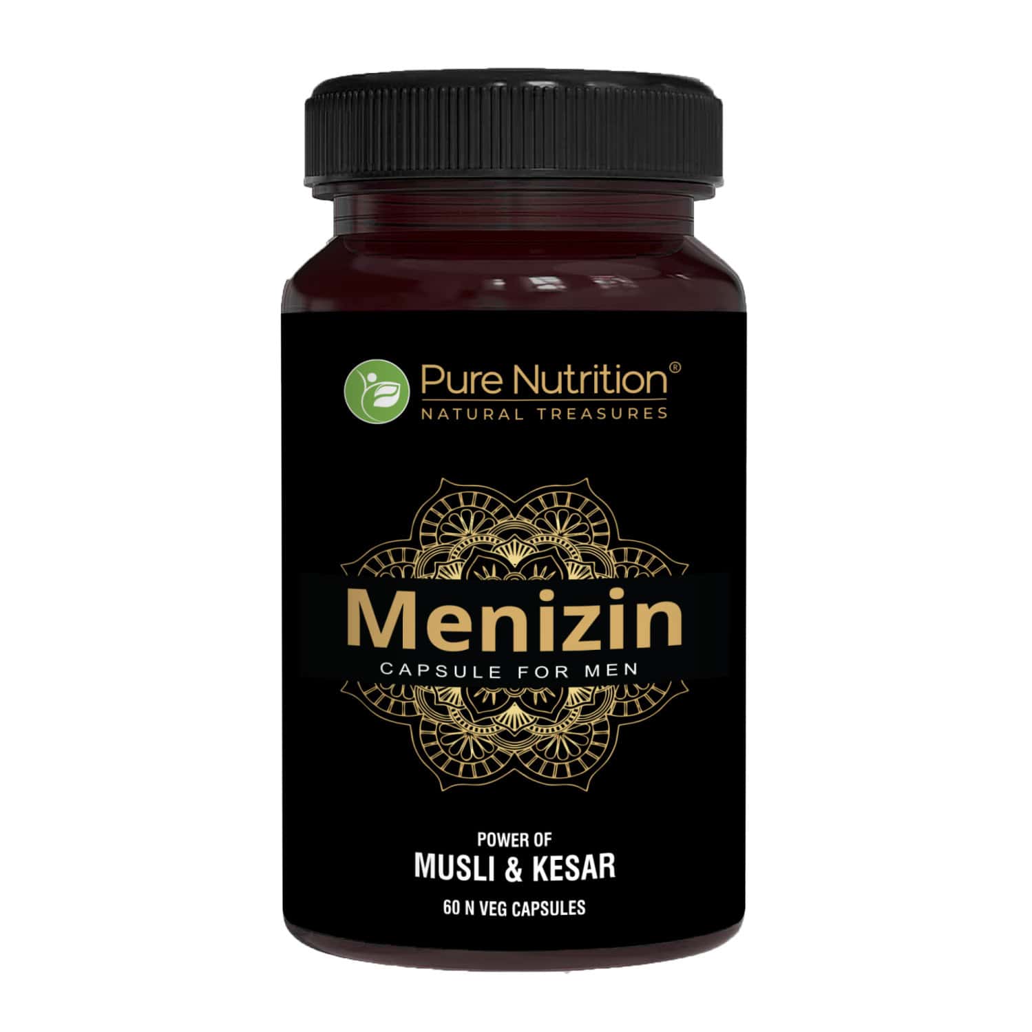 Pure Nutrition Menizin | Vitality Supplement For Women | For Improved Libido | 60 Veg Capsules