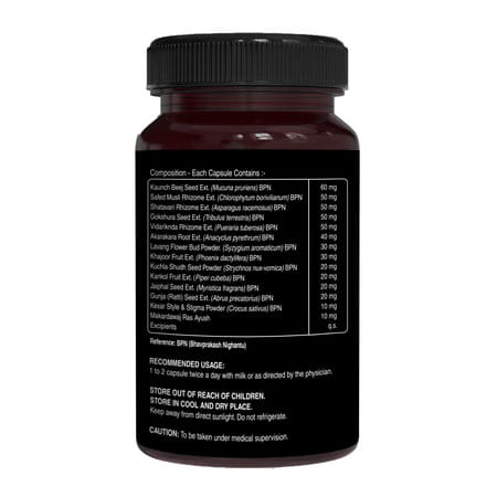 Pure Nutrition Menizin | Vitality Supplement For Women | For Improved Libido | 60 Veg Capsules