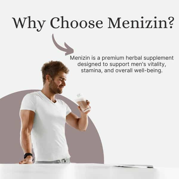 Pure Nutrition Menizin | Vitality Supplement For Women | For Improved Libido | 60 Veg Capsules