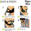 Bigen Men's Beard Color Natural Black B101 40G & Bigen Men's Speedy Color Natural Black 101 80G