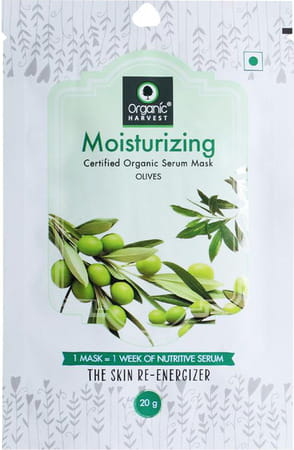 Organic Harvest Moisturising Serum Sheet Mask- 20gm