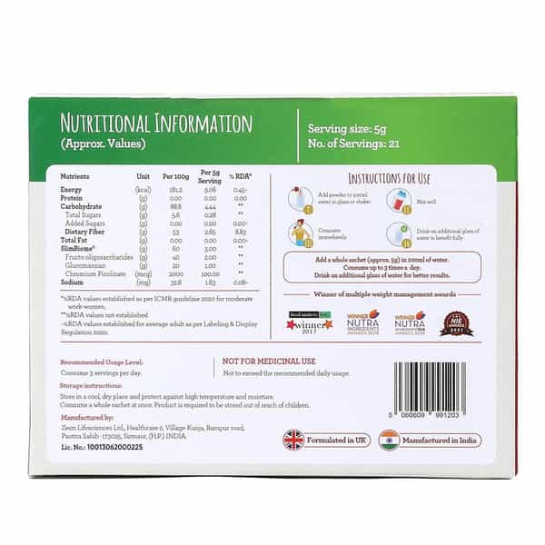 Gofigure Pre Meal Supplement Powder Shot Strawberry & Kiwi Flavor | 21 Sachets For Men & Women
