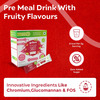 Gofigure Pre Meal Supplement Powder Shot Strawberry & Kiwi Flavor | 21 Sachets For Men & Women