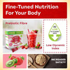 Gofigure Pre Meal Supplement Powder Shot Strawberry & Kiwi Flavor | 21 Sachets For Men & Women