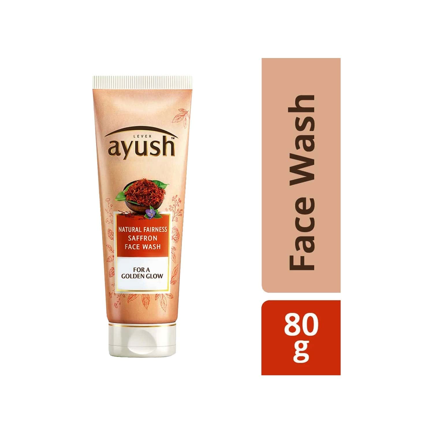 Buy LEVER AYUSH NATURAL FAIRNESS SAFFRON FACE WASH80 G Online & Get
