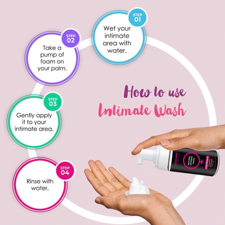 Mildcares Intimate Foam Wash For Women With Tea Tree Oil & Aloe Vera-100ml