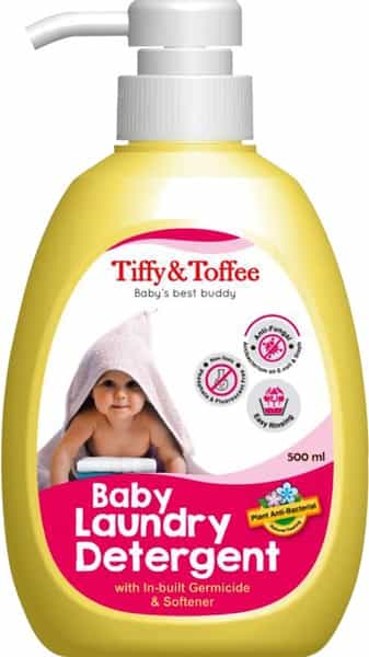 Tiffy & Toffee Baby Laundry Detergent With In-Built Germicide And Softener - 500Ml