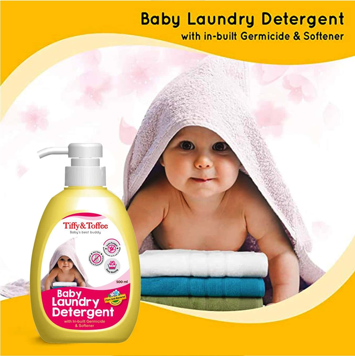 Buy TIFFY & TOFFEE BABY LAUNDRY DETERGENT WITH INBUILT GERMICIDE AND