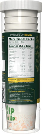 Alpino Certified Organic Lemon-Ginger Green Tea | 15 Ready To Drink Cups | Rich In Antioxidants