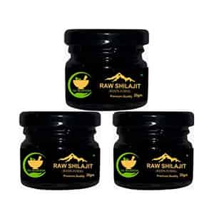 Fij Ayurveda Pure Ayurvedic Raw Shilajit/shilajit Resin (semi Liquid)- 60gm (pack Of 3)