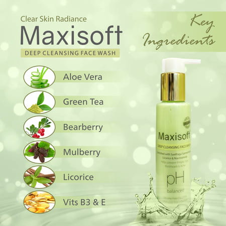 Maxisoft Deep Cleansing Face Wash (100 Ml - Pack Of 1)