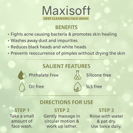 Maxisoft Deep Cleansing Face Wash (100 Ml - Pack Of 1)