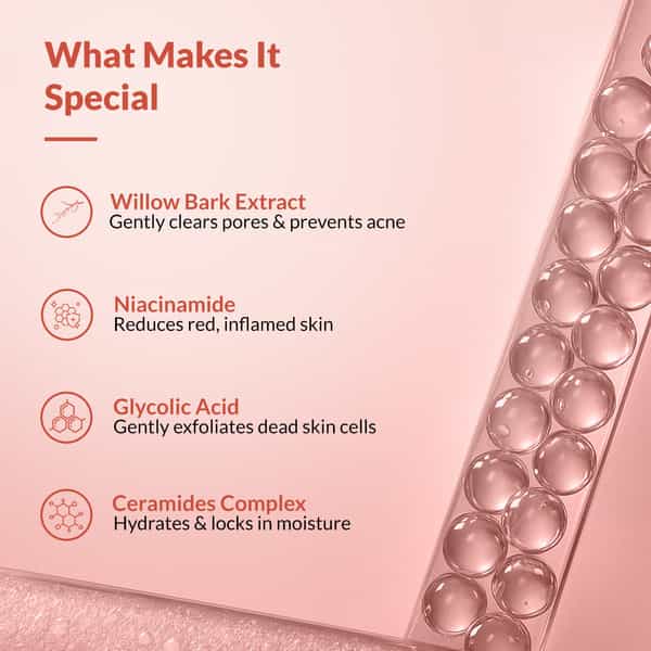 Fixderma Dewrav Acne Control & Oil Free | Moisturizer For Face | Glycolic Acid & Niacinamide | 50 Gm