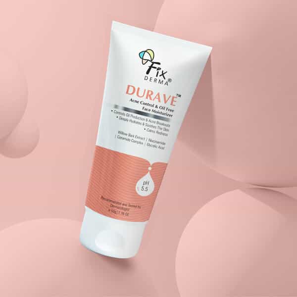 Fixderma Durave Acne Control & Oil Free Face Moisturizer For Oily Skin 50 Gm