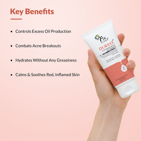 Fixderma Durave Acne Control & Oil Free Face Moisturizer For Oily Skin 50 Gm
