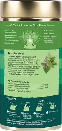Organic India Dom Tulsi Original 100g Tin