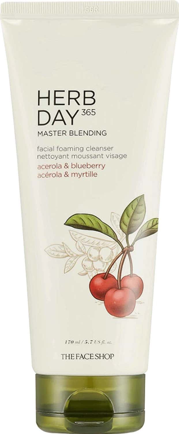 Buy THE FACE SHOP HERB DAY 365 MASTER BLENDING FOAMING CLEANSER PEACH