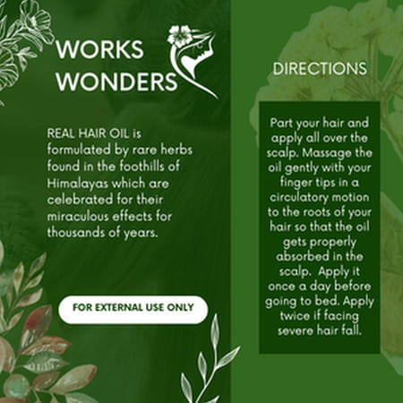 Prime Real Ayurvedic Hair Oil | Anti-Dandruff & Hair Fall Control | Shiny & Lustrous Hair 200 Ml