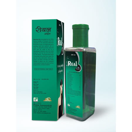 Prime Real Ayurvedic Hair Oil | Anti-Dandruff & Hair Fall Control | Shiny & Lustrous Hair 200 Ml