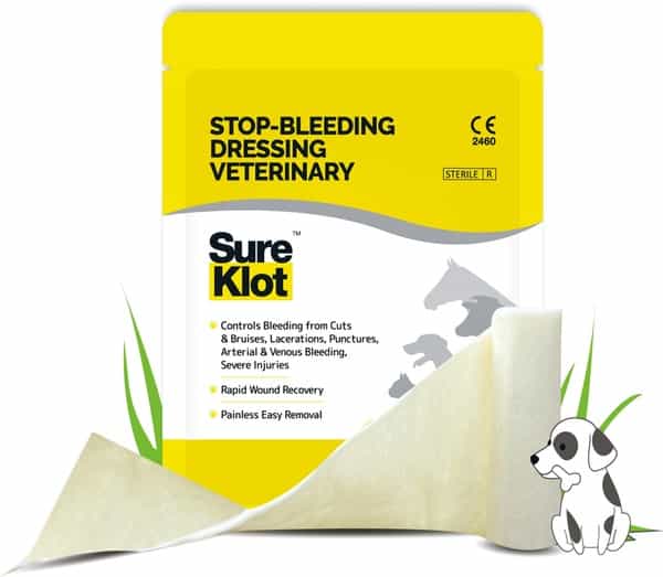 Sureklot - Stop Bleeding Dressing Veterinary - Gauze - Pack Of 1