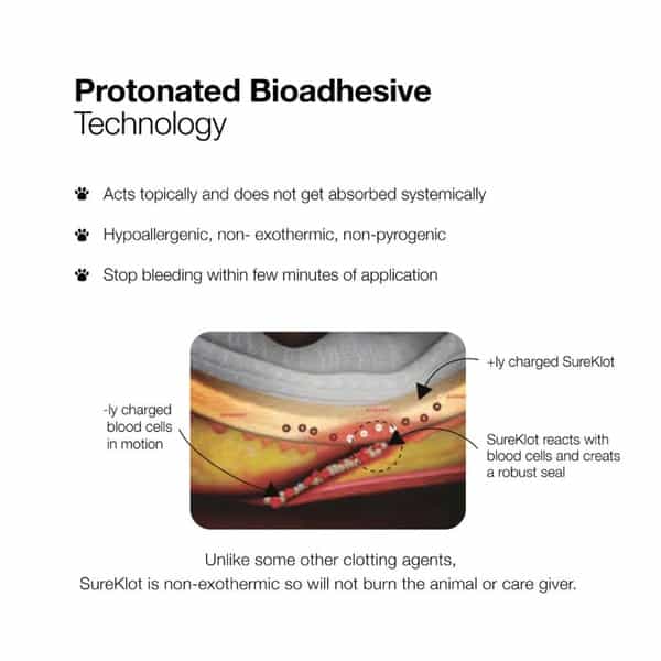 Sureklot - Stop Bleeding Dressing Veterinary - Gauze - Pack Of 1