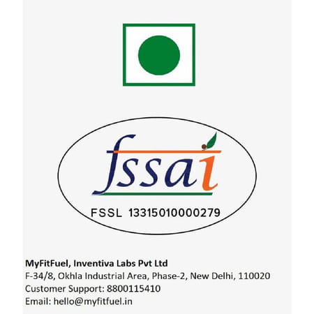 Myfitfuel Bcaa 6300 2:1:1 (400 Gm) Unflavored| Leucine | Isoleucine | Valine