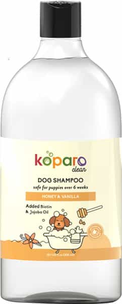 Koparo Dog Shampoo Fragrance - Honey And Vanilla | Skin Health Nourishing Hair & Shiny Body - 300 Ml