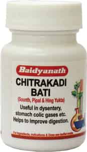 Baidyanath Asli Ayurved Chitrakadi Bati - 80 Tablets (pack Of 3)