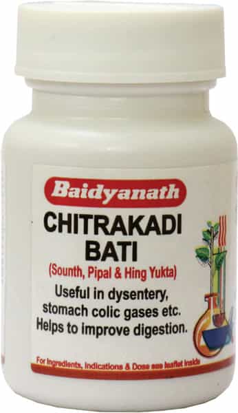 Baidyanath Asli Ayurved Chitrakadi Bati - 80 Tablets (Pack Of 3)