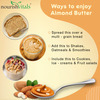 Nourishvitals Natural Almond Butter With Roasted Almond Chunks No Added Salt Or Oils 200 G