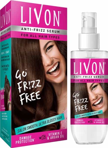 Livon Hair Serum Spray For Smooth Frizz Free & Glossy Hair On The Go 100 Ml