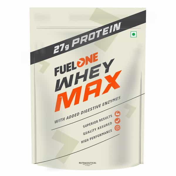 Fuelone Whey Max Protein Blend (Rich Chocolate | 500G) | 27G Protein Per Scoop
