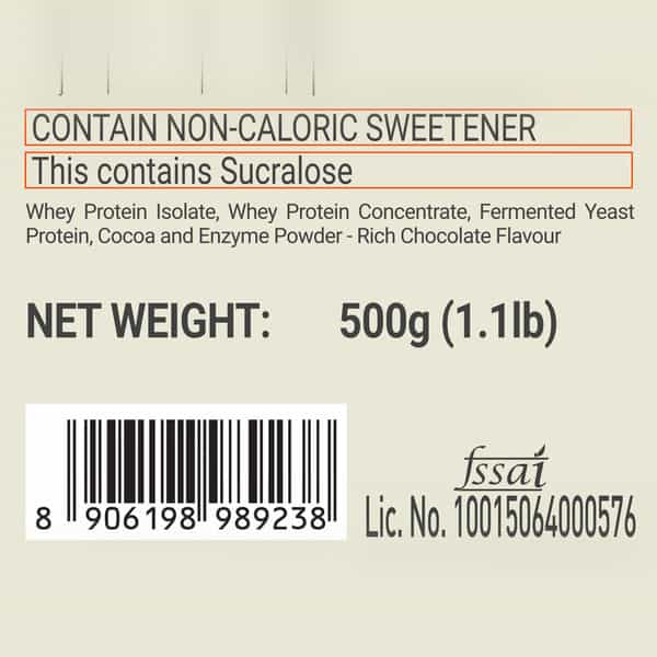 Fuelone Whey Max Protein Blend (Rich Chocolate | 500G) | 27G Protein Per Scoop