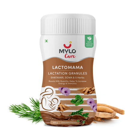Mylo Lactomama Granules – Lactation Supplement 300g (Pack Of 1, Chocolate)