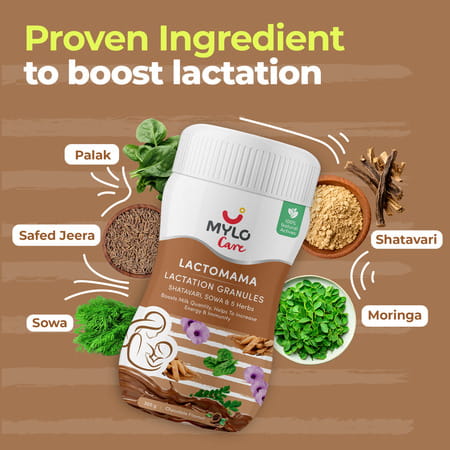 Mylo Lactomama Granules – Lactation Supplement 300G (Pack Of 1, Chocolate)