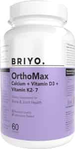 Briyo Supplements- Orthomax -Calcium + Vitamin D3 Dietary Supplement For Bone & Joint -60 Softgels