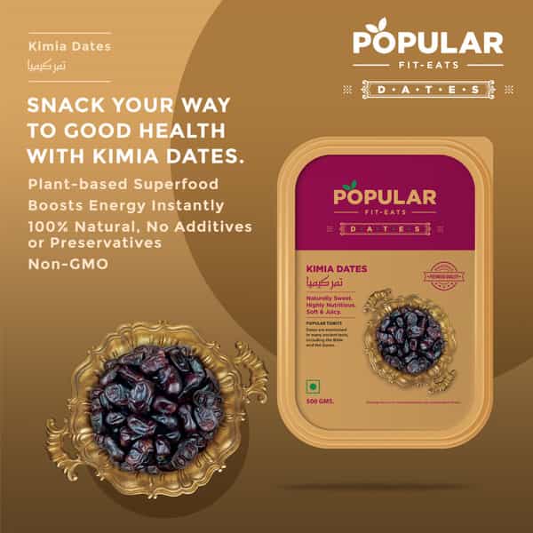 Popular Fit Eats Dates - Kimia- 500 Gm