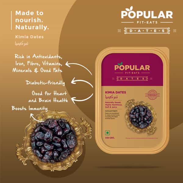 Popular Fit Eats Dates - Kimia- 500 Gm