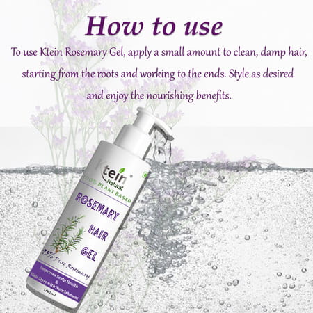 Ktein Rosemary Gel: 95% Rosemary Infused Hair Care Gel