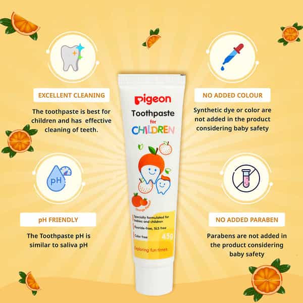 Pigeon Children Toothpaste Orange - 45 Gms