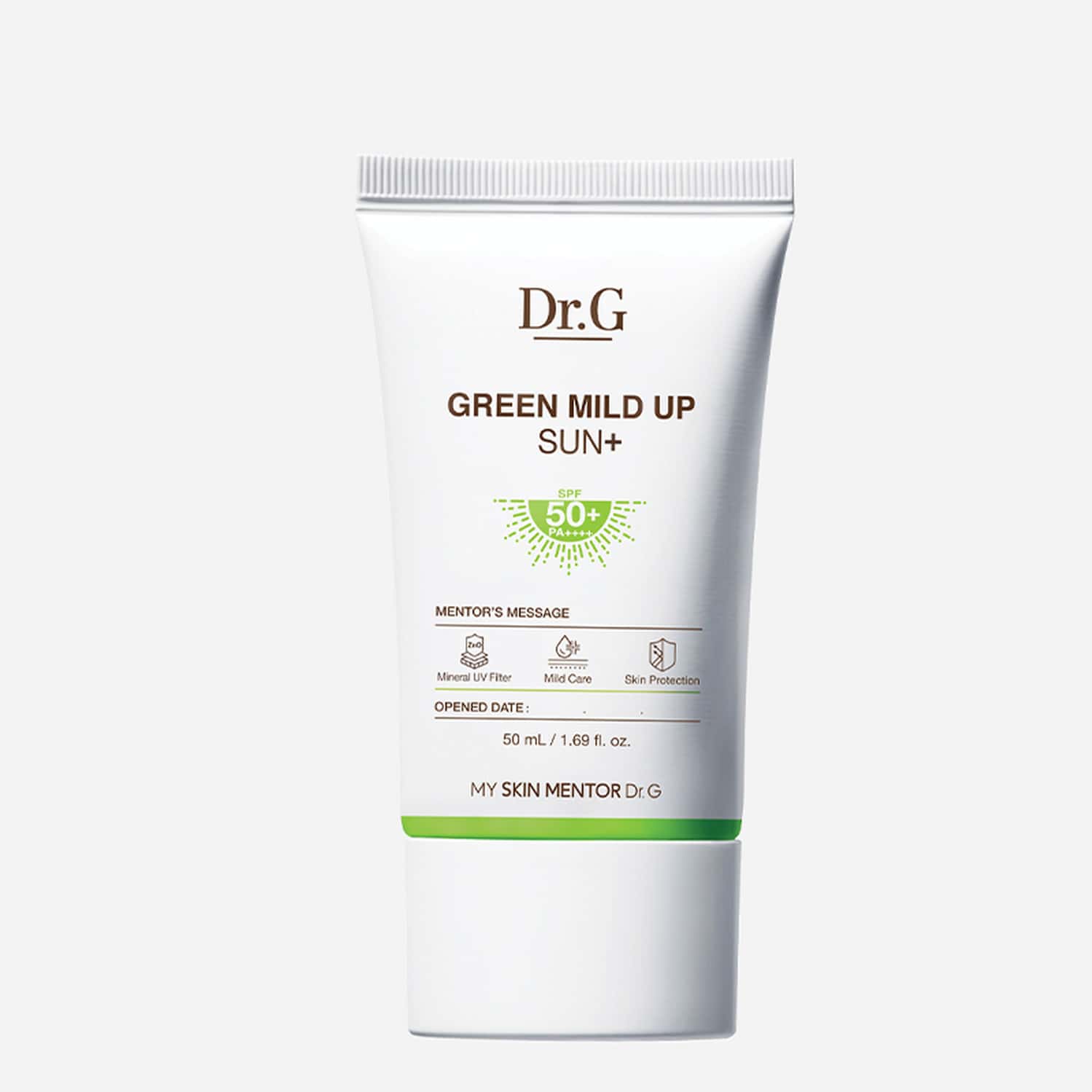 Dr.g Green Mild Up Sun+ Spf50+ Pa++++ - Verified Uv Blocking Effect - Green Mild Up Sun+ | 50ml