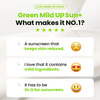 Dr.G Green Mild Up Sun+ Spf50+ Pa++++ - Verified Uv Blocking Effect - Green Mild Up Sun+ | 50ml