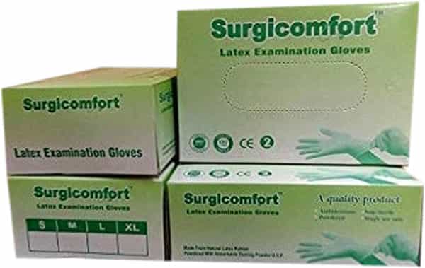 Latex Examination Gloves 100 Small