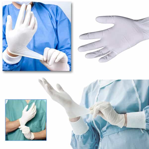 Latex Examination Gloves 100 Small