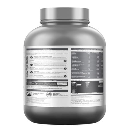 Muscleblaze Biozyme Iso-Zero | Low Carb Whey Protein Isolate (Swiss Chocolate Hazelnut | 2kg)