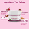 Aravi Organic Beetroot Lip Lightening Scrub - Exfoliates | Brightens & Hydrates Lips - 15gm
